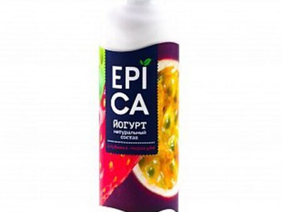 Йогурт питьевой Эпика Клубника маракуйя 2.5% 260г БЗМЖ