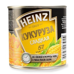 Кукуруза Heinz сладкая 340г ж/б
