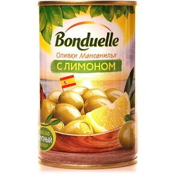 Оливки Бондюэль с лимоном 314мл