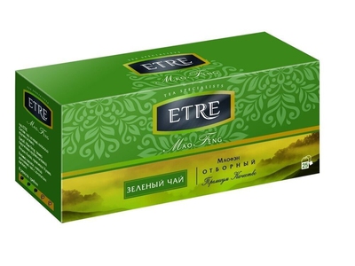 Чай ETRE зеленый 25пак с/я
