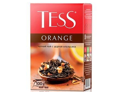 Чай Tess черный 100г Orange