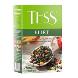 Чай Tess зеленый 100г Flirt