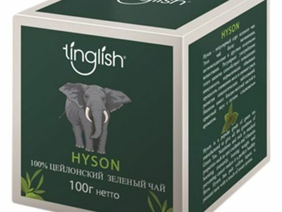 Чай Tinglish Hyson цейлонский зеленый 100г