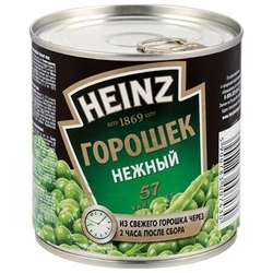 Горошек зеленый Heinz Нежный 400г ж/б