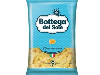 Макароны Bottega del Sole рожки 400г КДВ